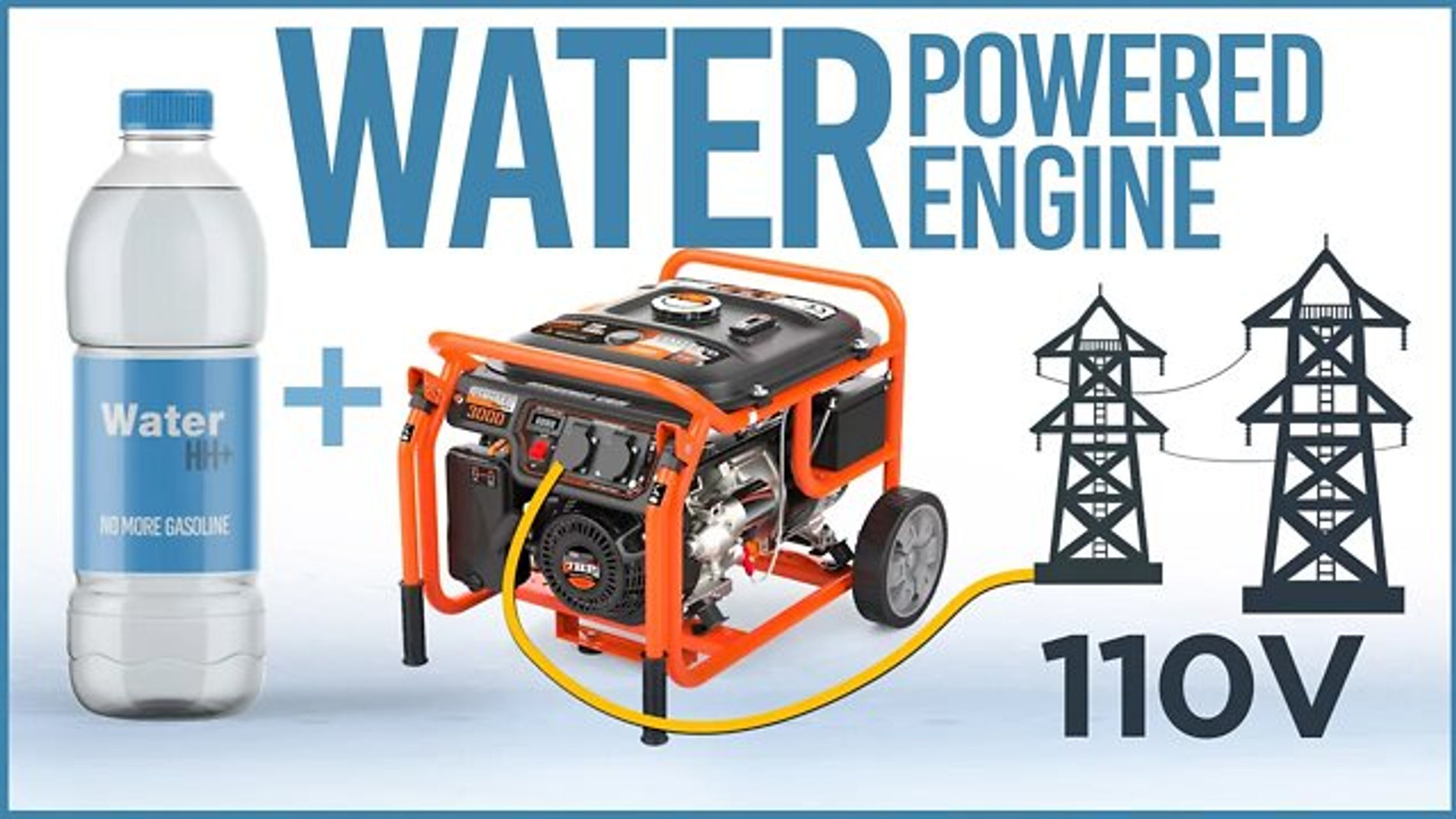 turn 4 stroke gasoline engine into water powered engine